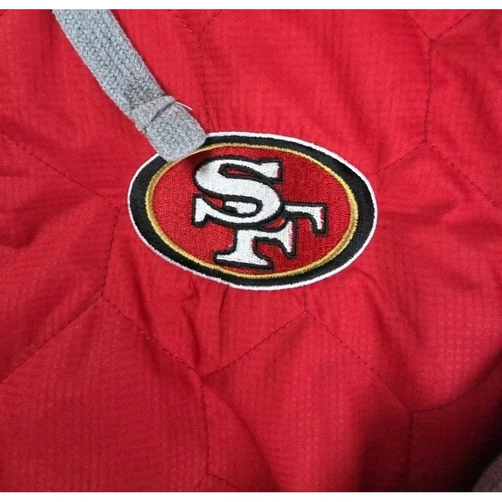 Vintage 90s Men's SF 49ers NFL Pro Line Jacket Red Sz L